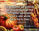 'Happy thanksgiving from our family to yours!'